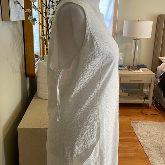 NWT Southern Tides White Stretch Seersucker Sheath dress Sz 8 - Picture 6 of 10